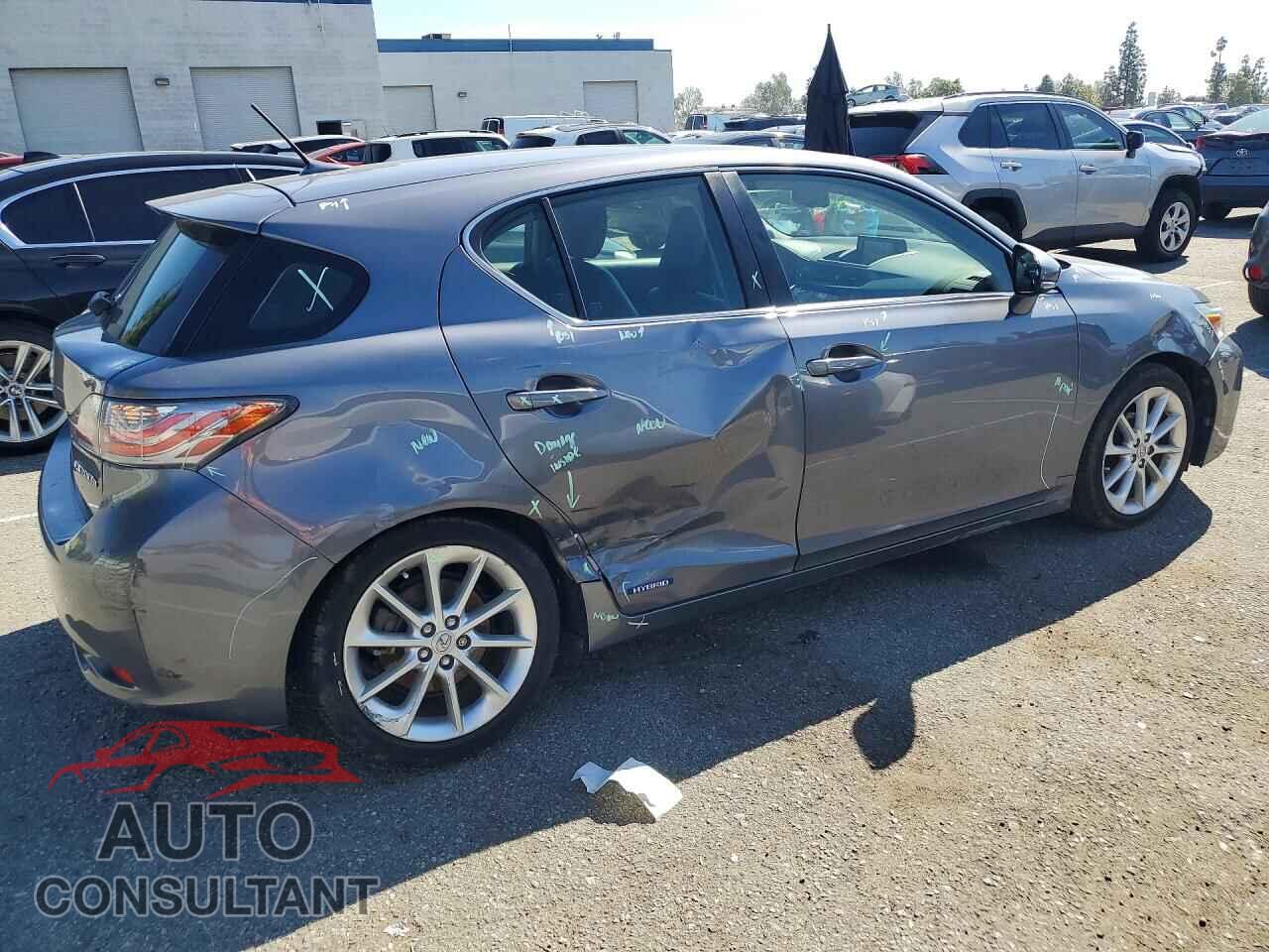 LEXUS CT 200 2012 - JTHKD5BH2C2109077