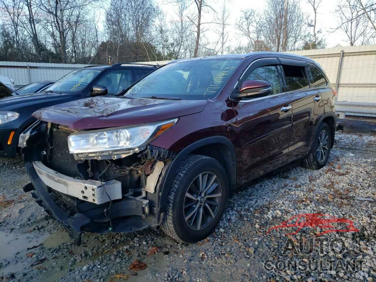 TOYOTA HIGHLANDER 2017 - 5TDJZRFH9HS480124