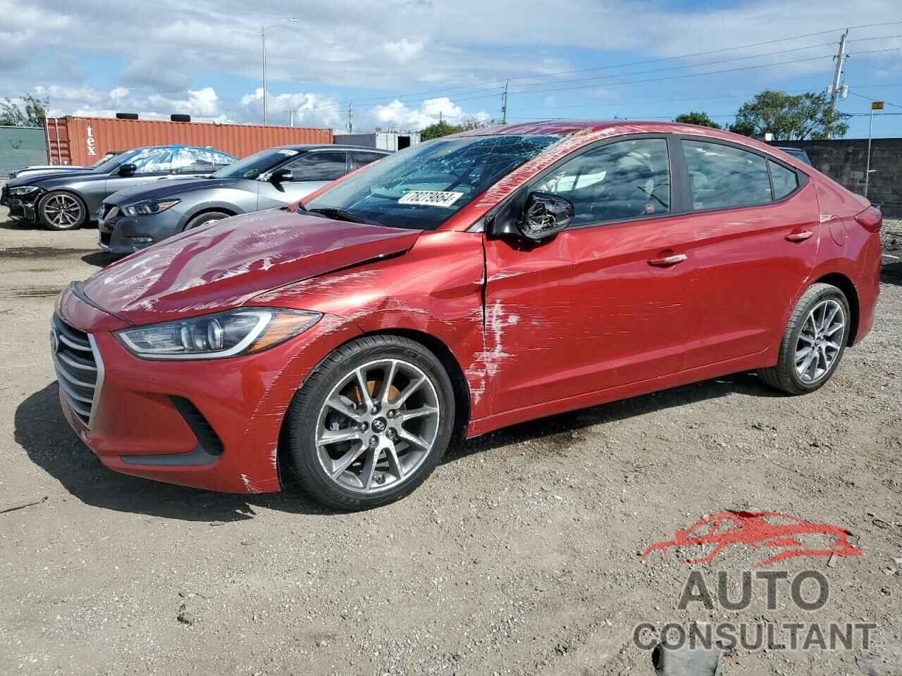 HYUNDAI ELANTRA 2017 - KMHD74LF4HU094470