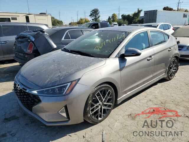 HYUNDAI ELANTRA 2020 - KMHD04LB6LU060587