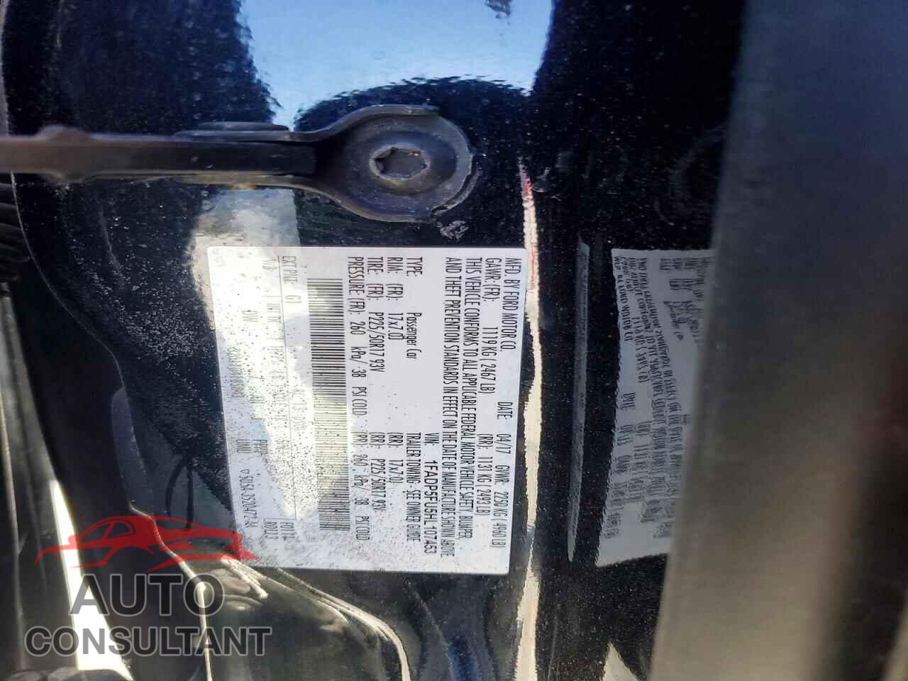 FORD CMAX 2017 - 1FADP5FU5HL107453