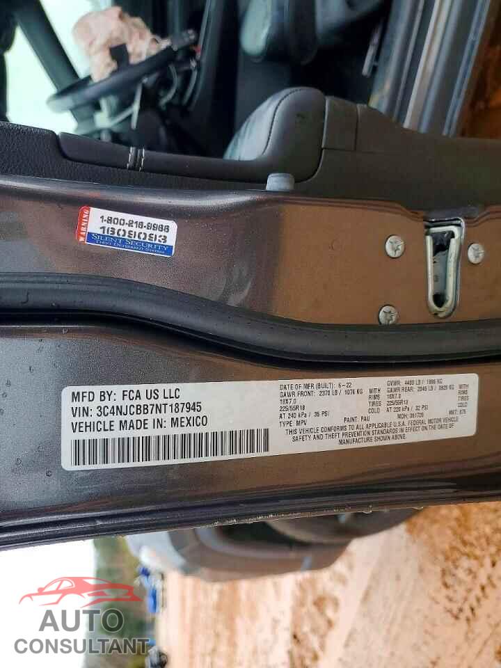 JEEP COMPASS 2022 - 3C4NJCBB7NT187945