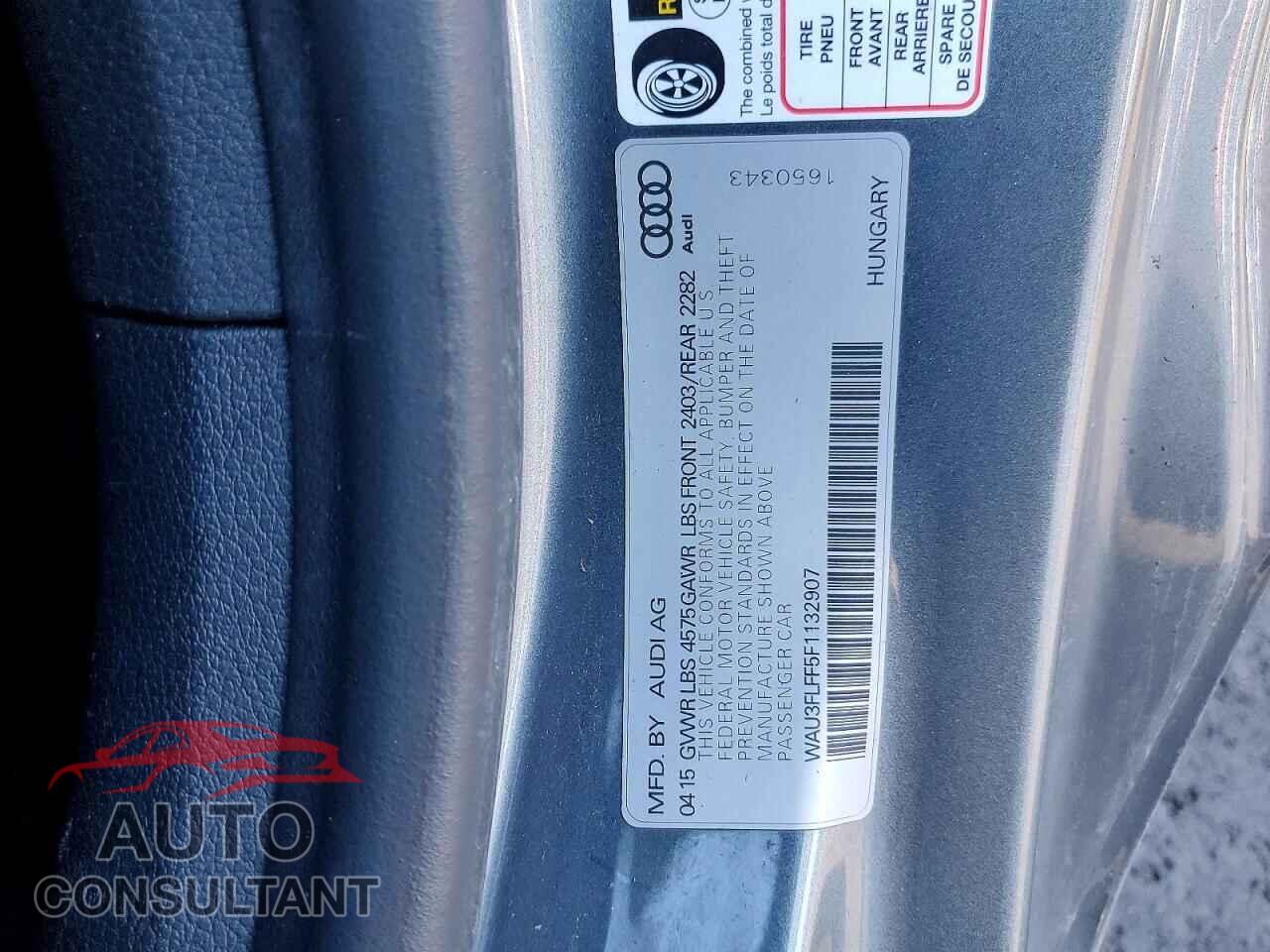 AUDI A3 2015 - WAU3FLFF5F1132907