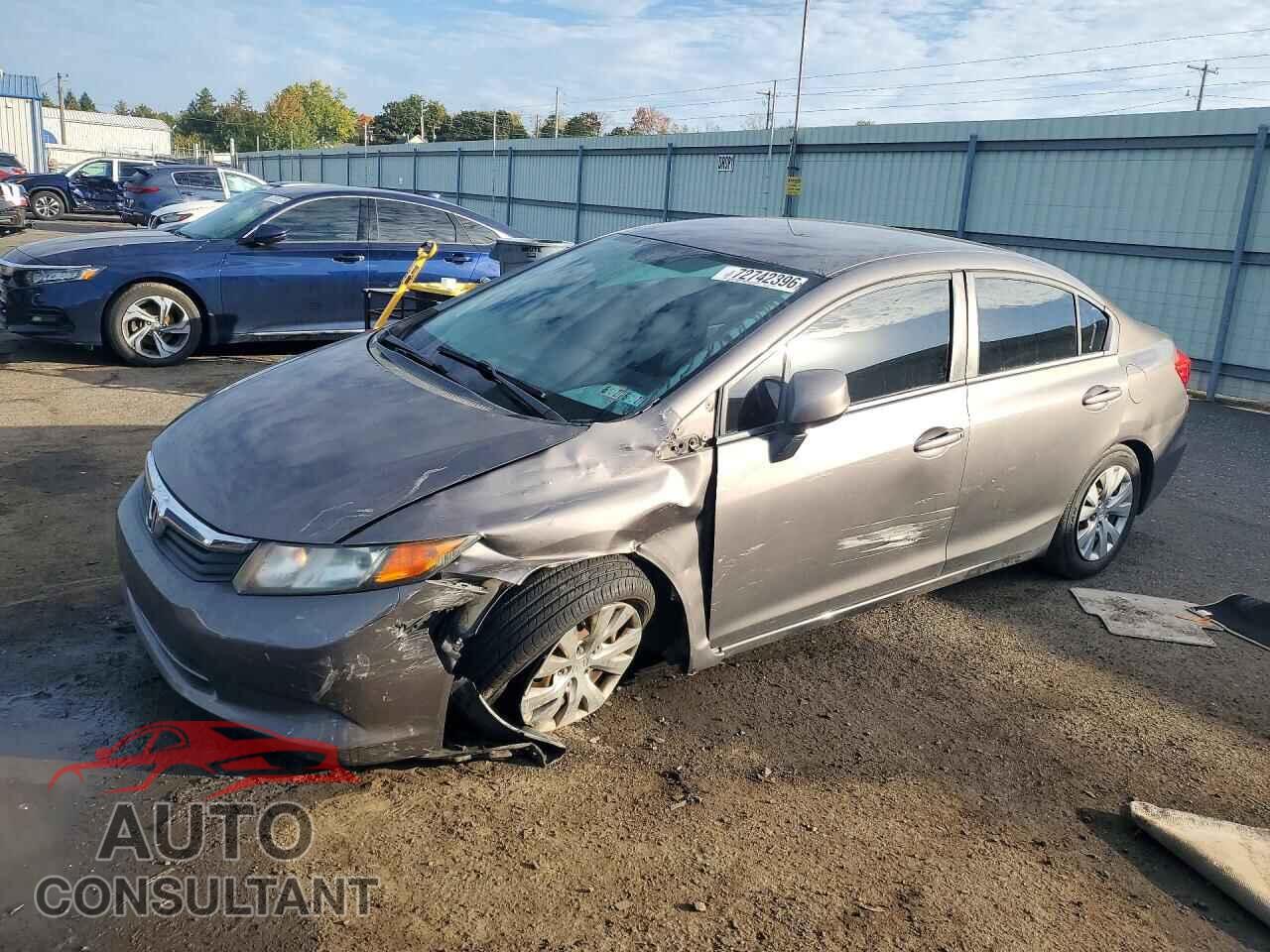 HONDA CIVIC 2012 - 19XFB2F54CE390440