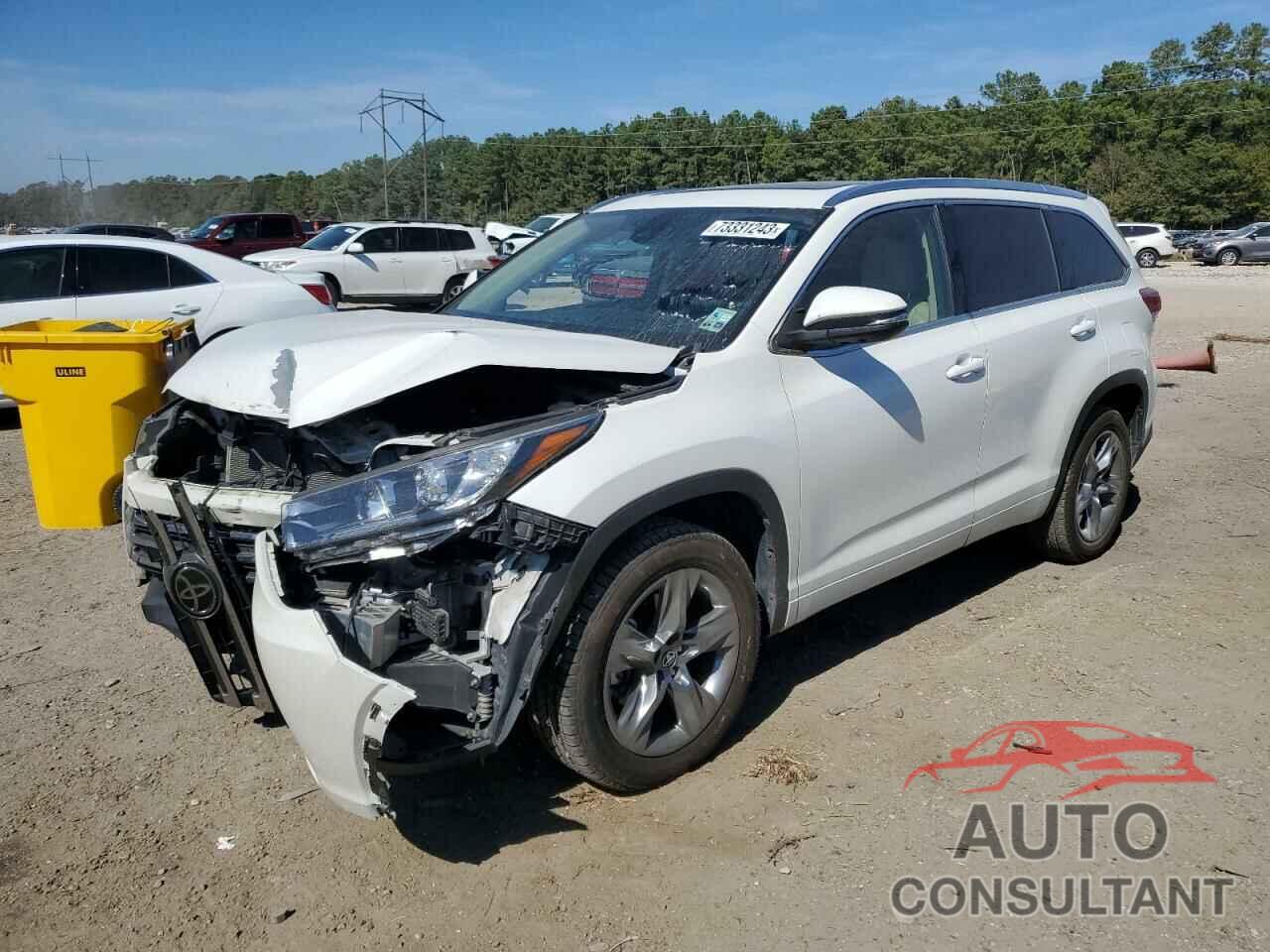 TOYOTA HIGHLANDER 2018 - 5TDYZRFHXJS255330
