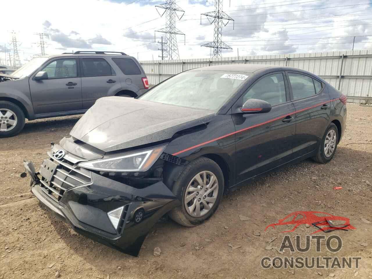HYUNDAI ELANTRA 2019 - KMHD74LF1KU838520