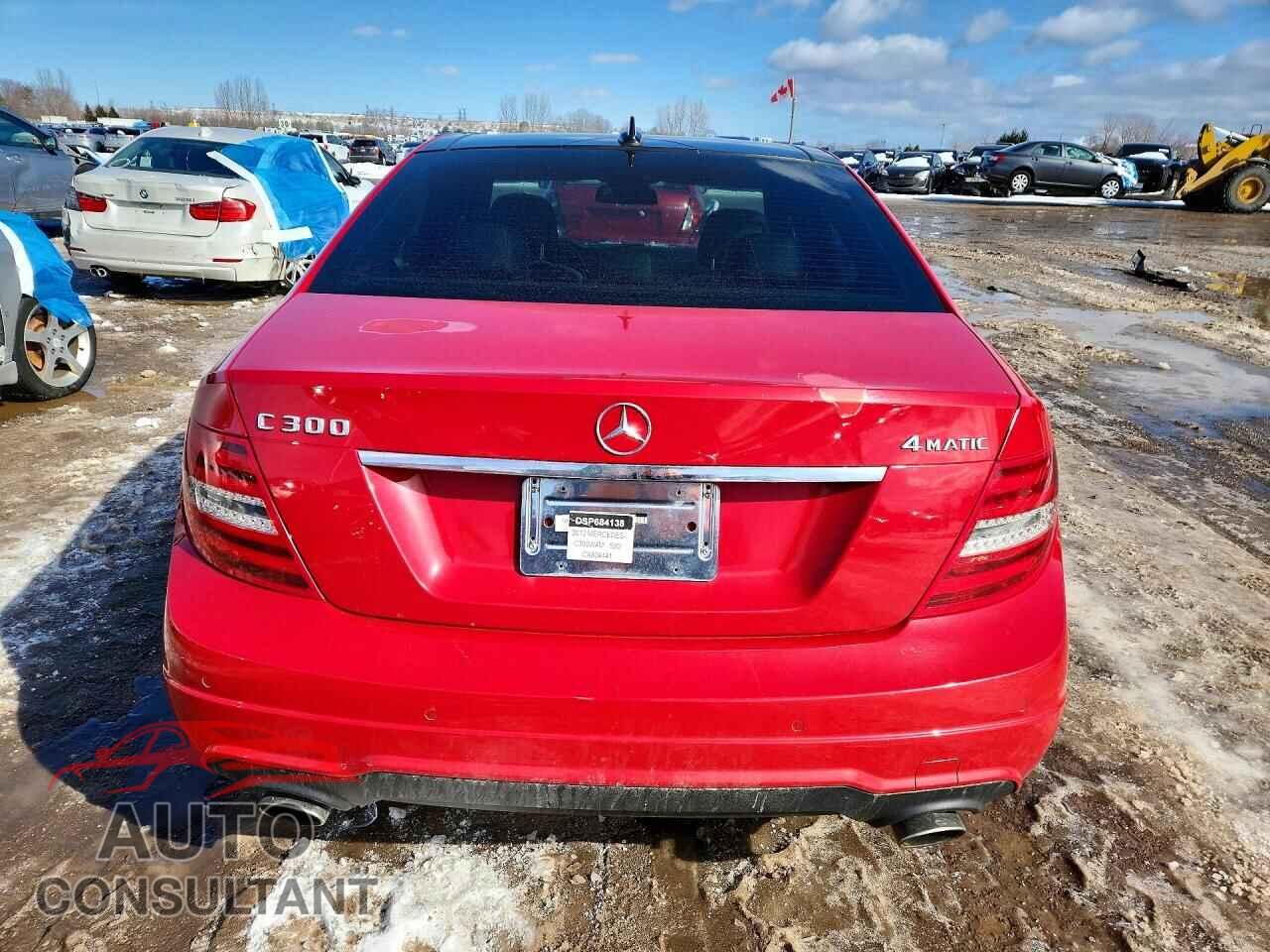 MERCEDES-BENZ C-CLASS 2012 - WDDGF8BB4CA604441