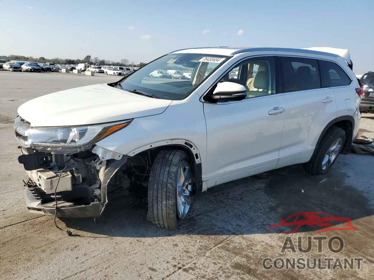 TOYOTA HIGHLANDER 2017 - 5TDDZRFH1HS446739