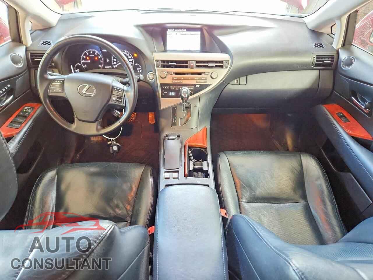 LEXUS RX350 2012 - 2T2BK1BA7CC124111