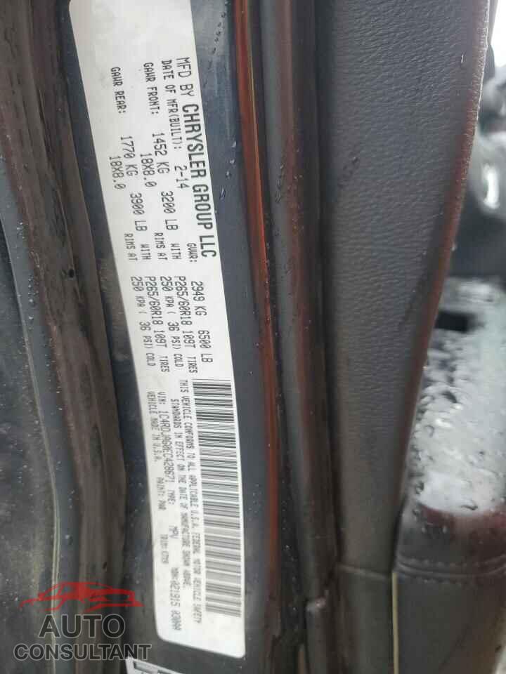 DODGE DURANGO 2014 - 1C4RDJAG0EC428671