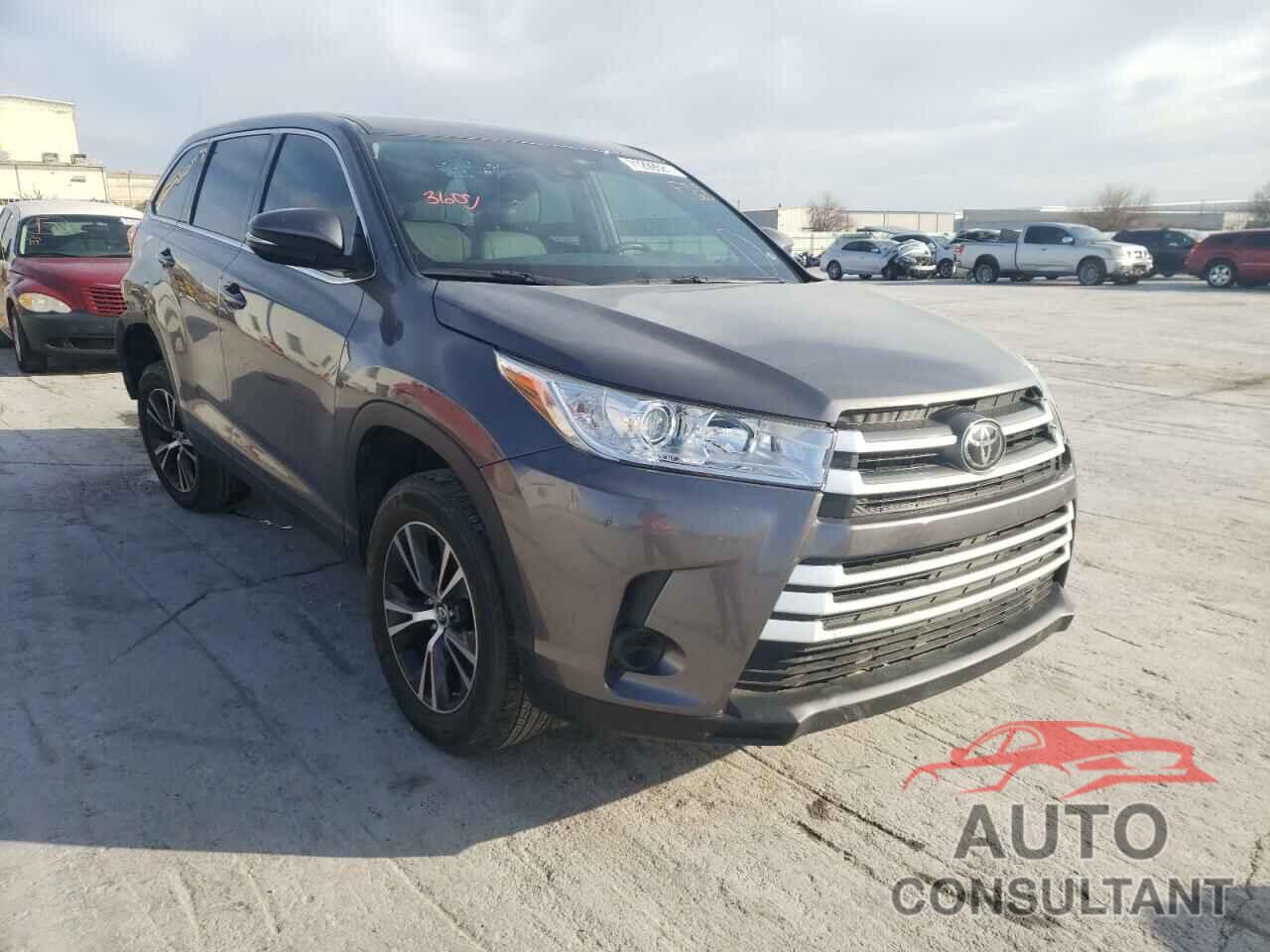 TOYOTA HIGHLANDER 2019 - 5TDZARFH6KS058166