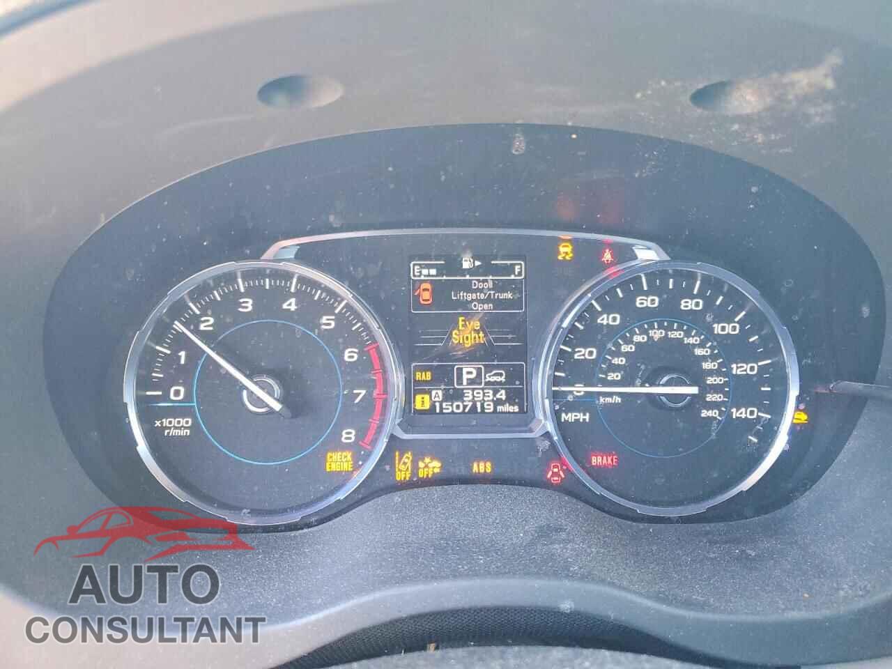 SUBARU FORESTER 2017 - JF2SJARC1HH569687