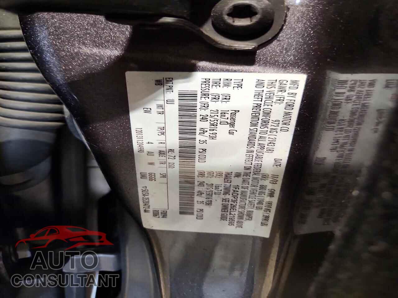 FORD FOCUS 2014 - 1FADP3F26EL219595