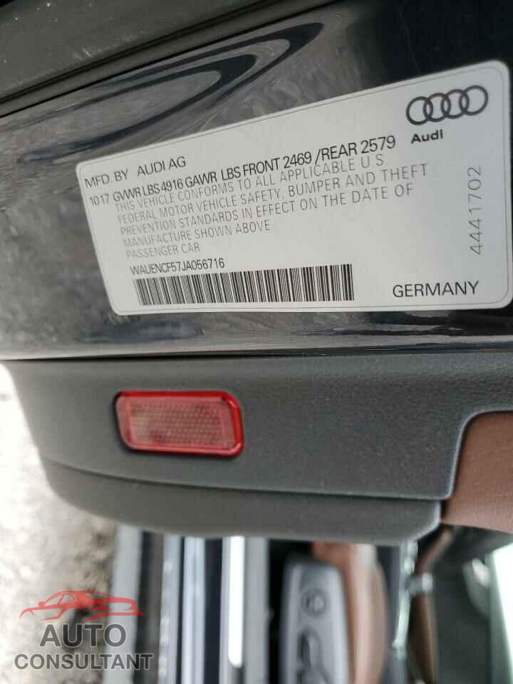 AUDI A5 2018 - WAUENCF57JA056716