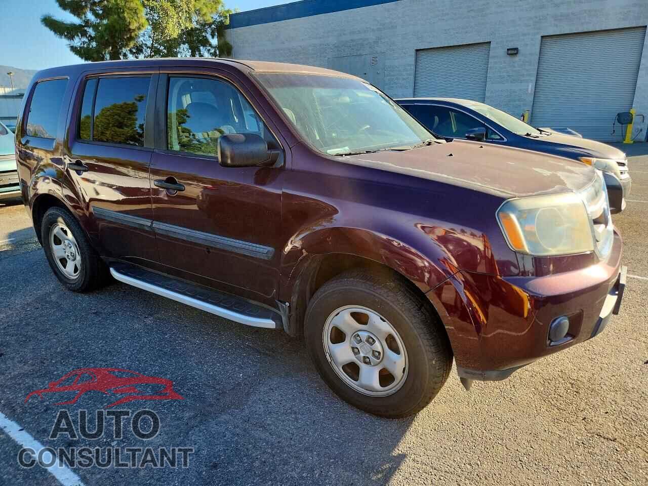 HONDA PILOT 2011 - 5FNYF3H20BB016132
