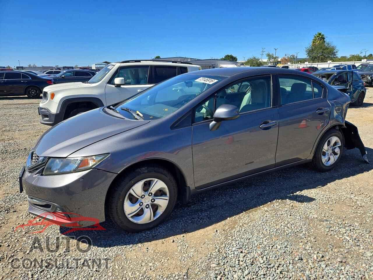 HONDA CIVIC 2013 - 19XFB2F53DE269593