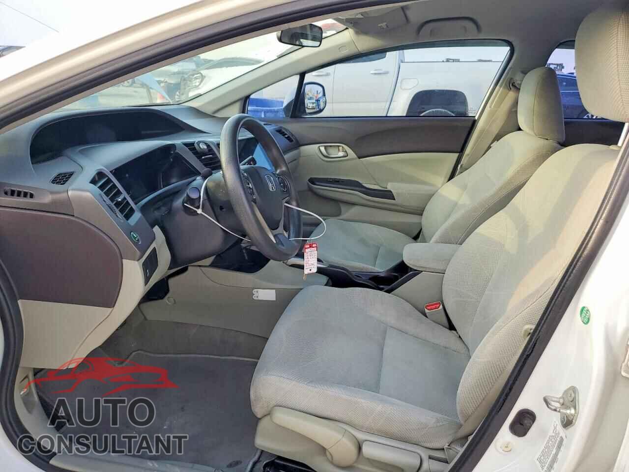 HONDA CIVIC 2012 - 2HGFB2F66CH549229