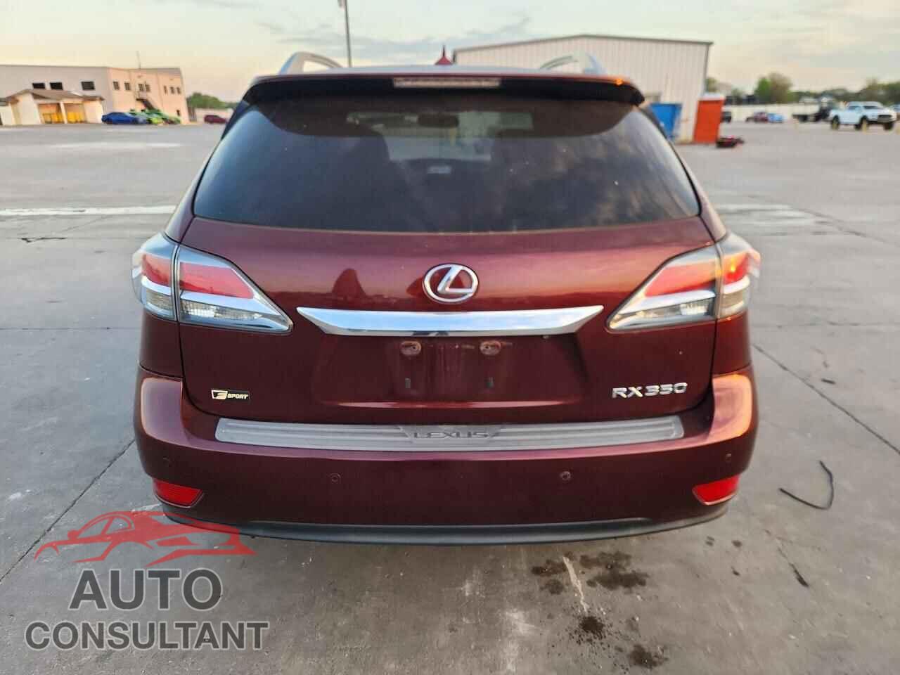 LEXUS RX350 2013 - 2T2BK1BAXDC193814