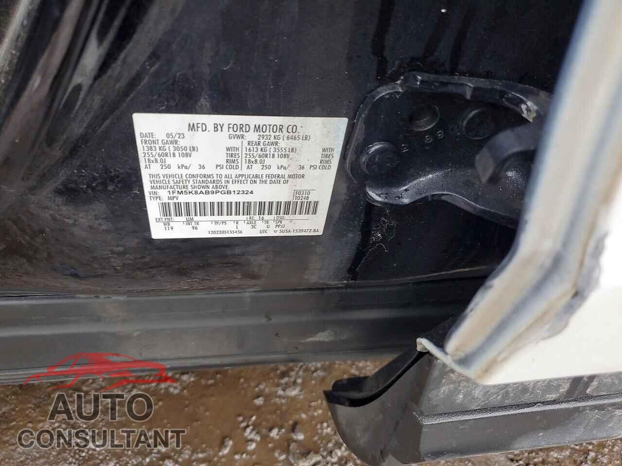 FORD EXPLORER 2023 - 1FM5K8AB9PGB12324