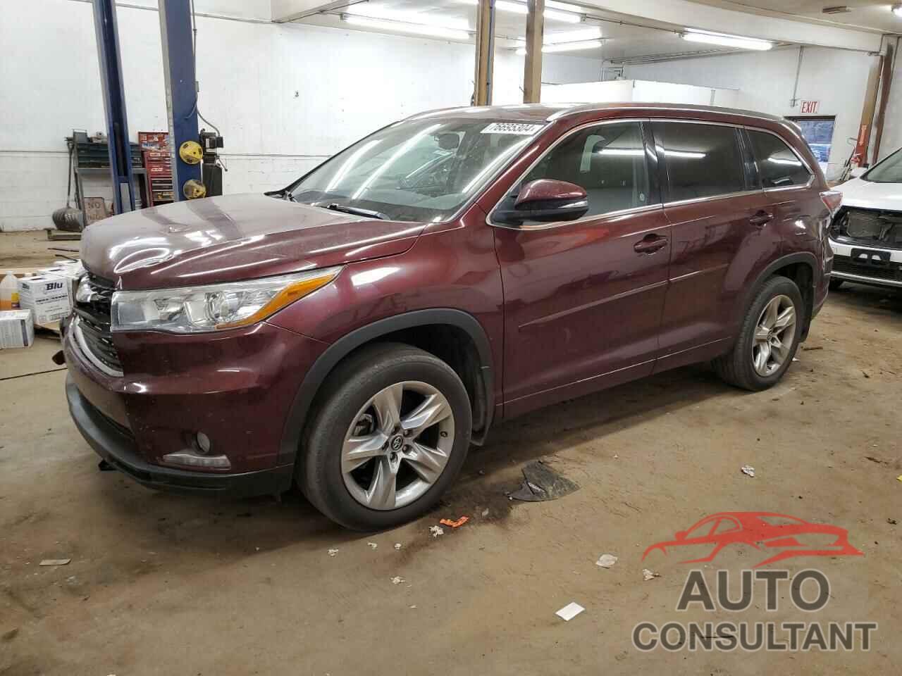 TOYOTA HIGHLANDER 2016 - 5TDDKRFH5GS285864