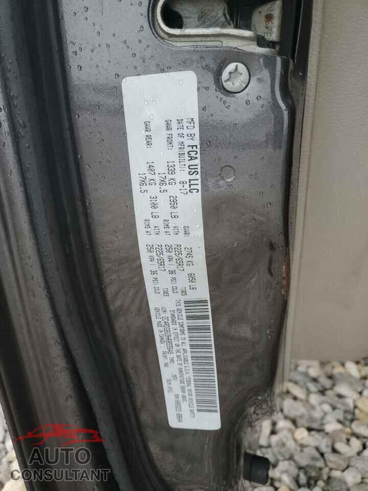 DODGE CARAVAN 2017 - 2C4RDGBG9HR855649
