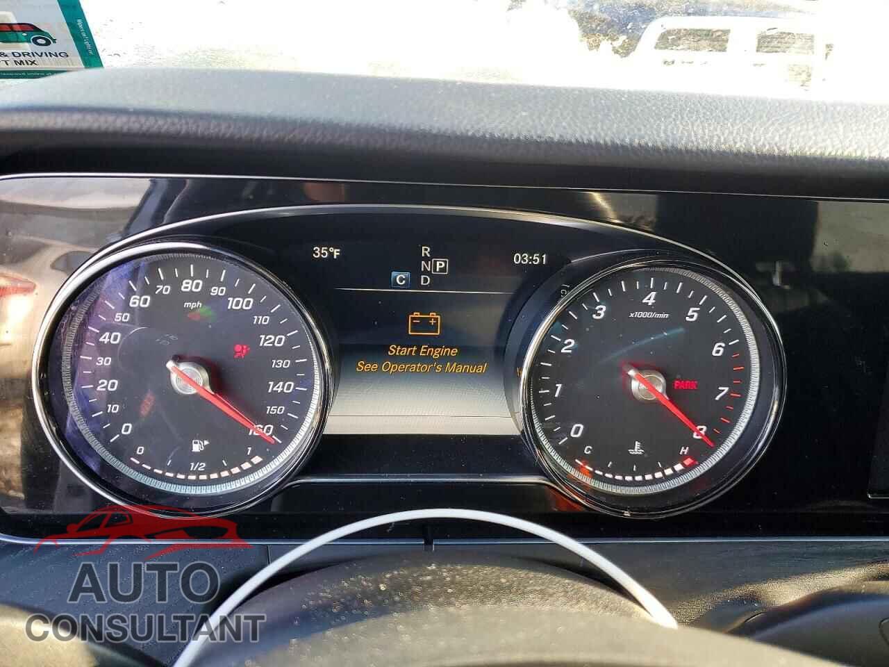 MERCEDES-BENZ E-CLASS 2017 - WDDZF4KB0HA255545