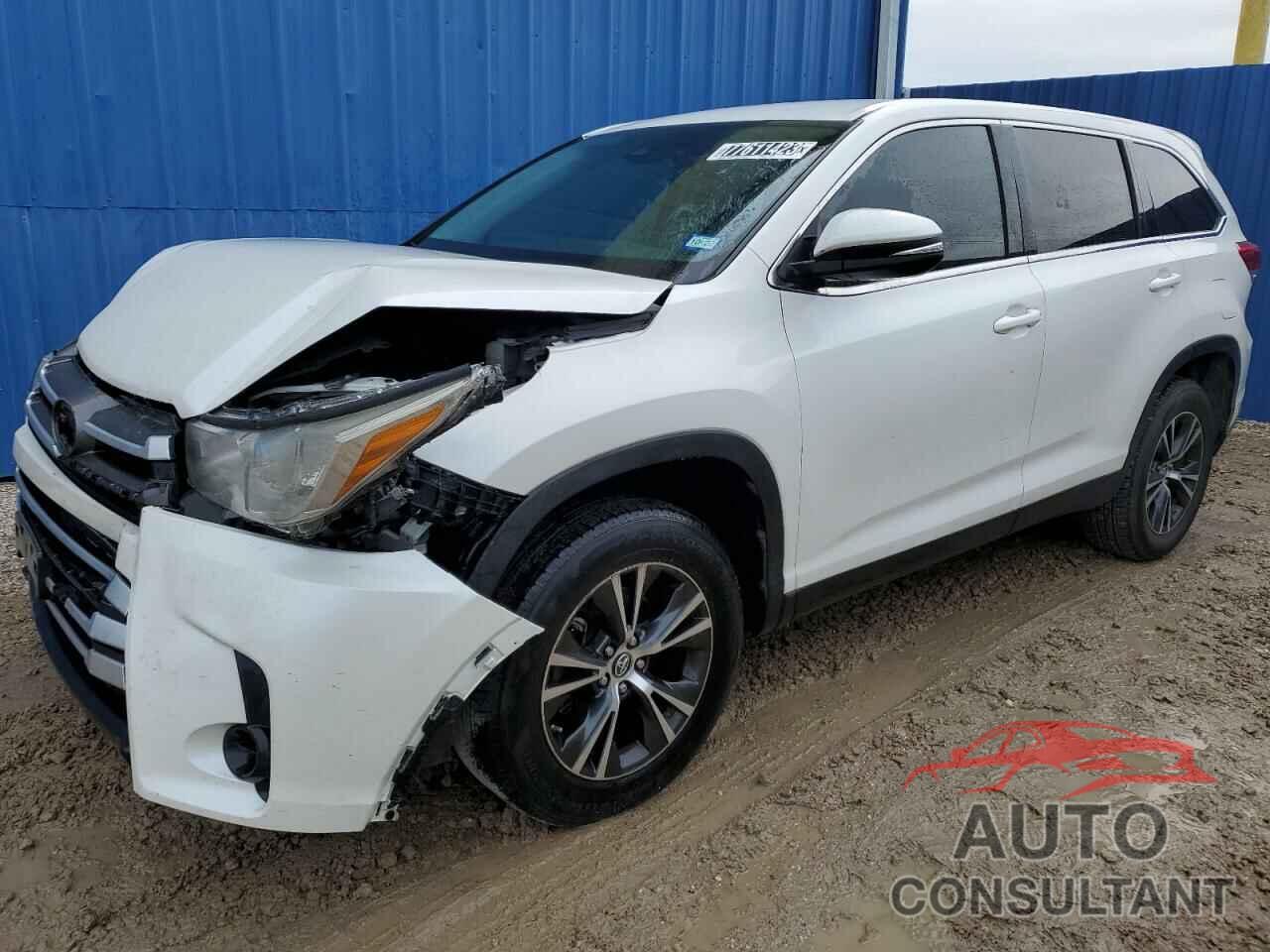 TOYOTA HIGHLANDER 2019 - 5TDZARFH7KS044387