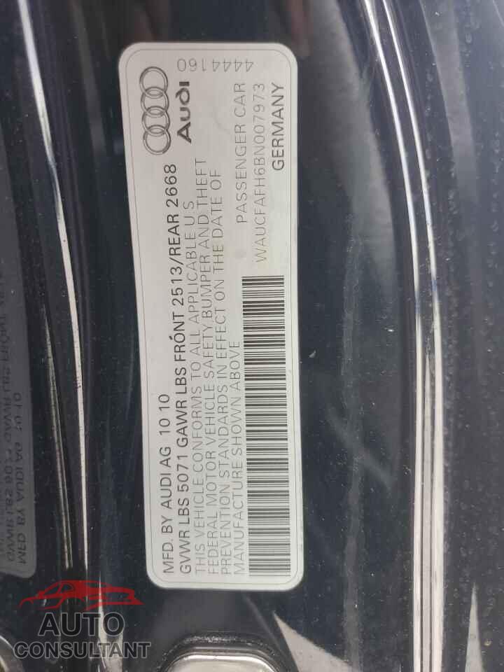 AUDI A5 2011 - WAUCFAFH6BN007973