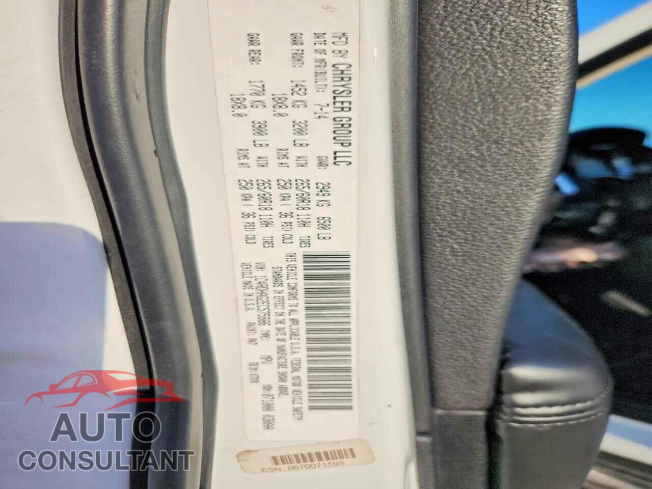 DODGE DURANGO 2014 - 1C4RDHAG2EC575986