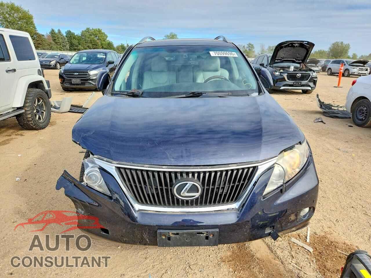 LEXUS RX350 2010 - 2T2BK1BA7AC014205