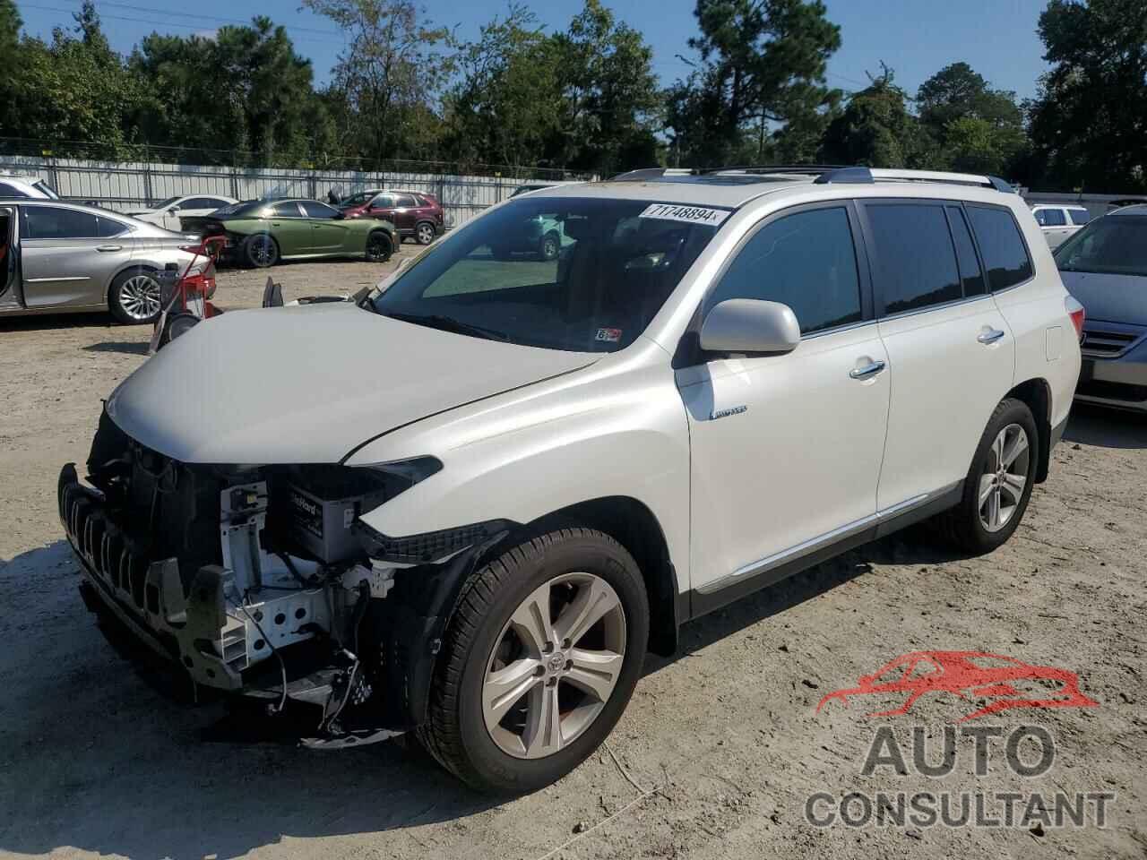 TOYOTA HIGHLANDER 2013 - 5TDDK3EH8DS271189
