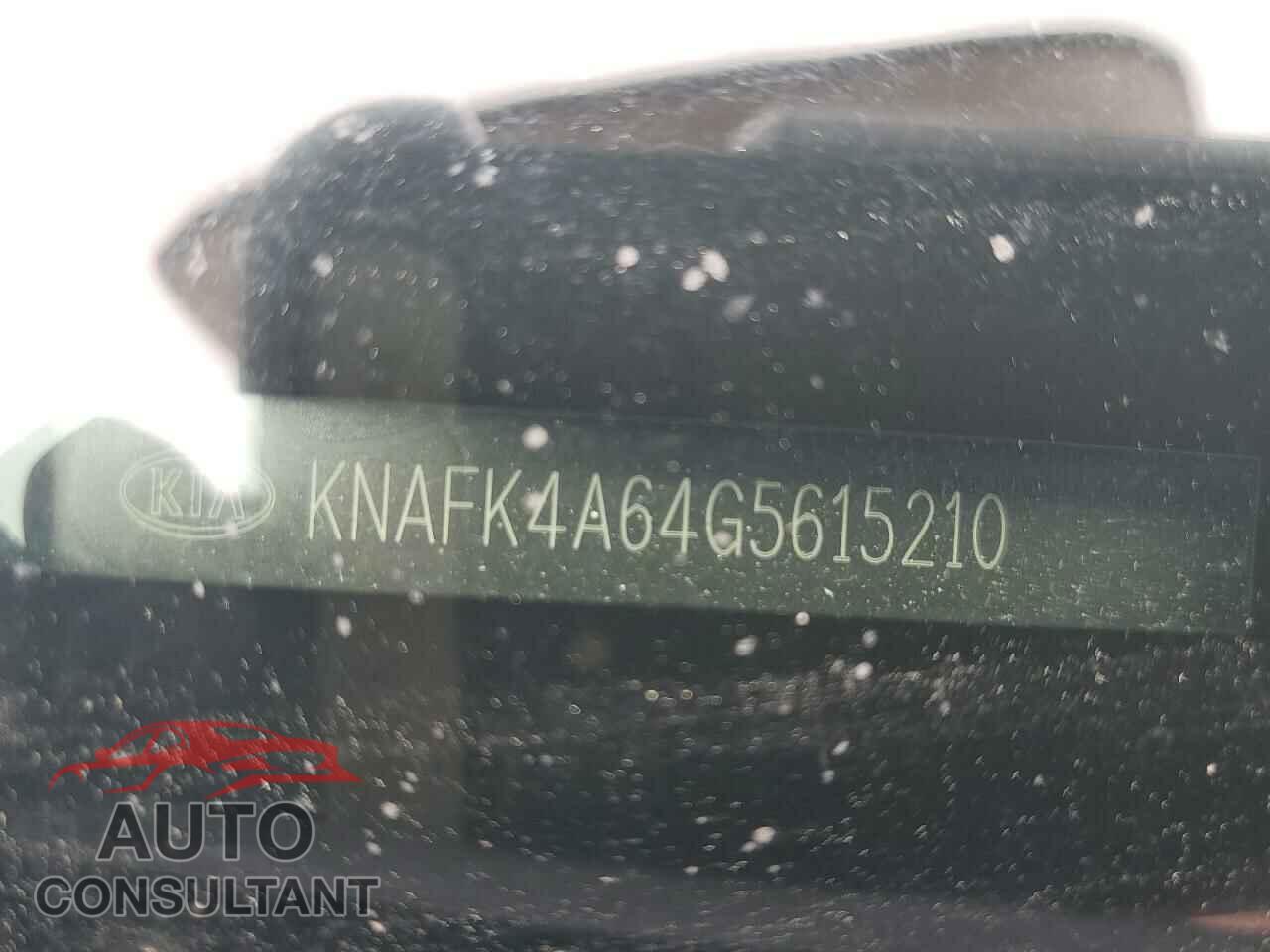 KIA FORTE 2016 - KNAFK4A64G5615210