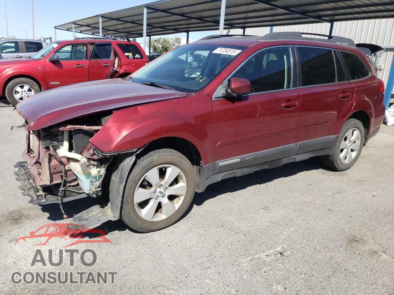 SUBARU OUTBACK 2012 - 4S4BRBLCXC3294750