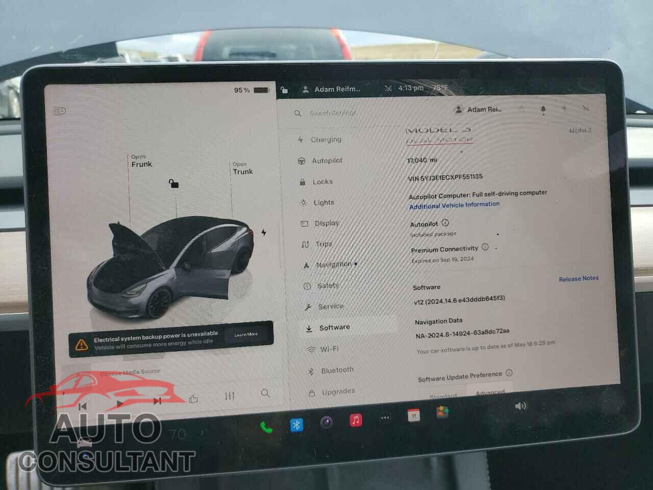 TESLA MODEL 3 2023 - 5YJ3E1ECXPF551135