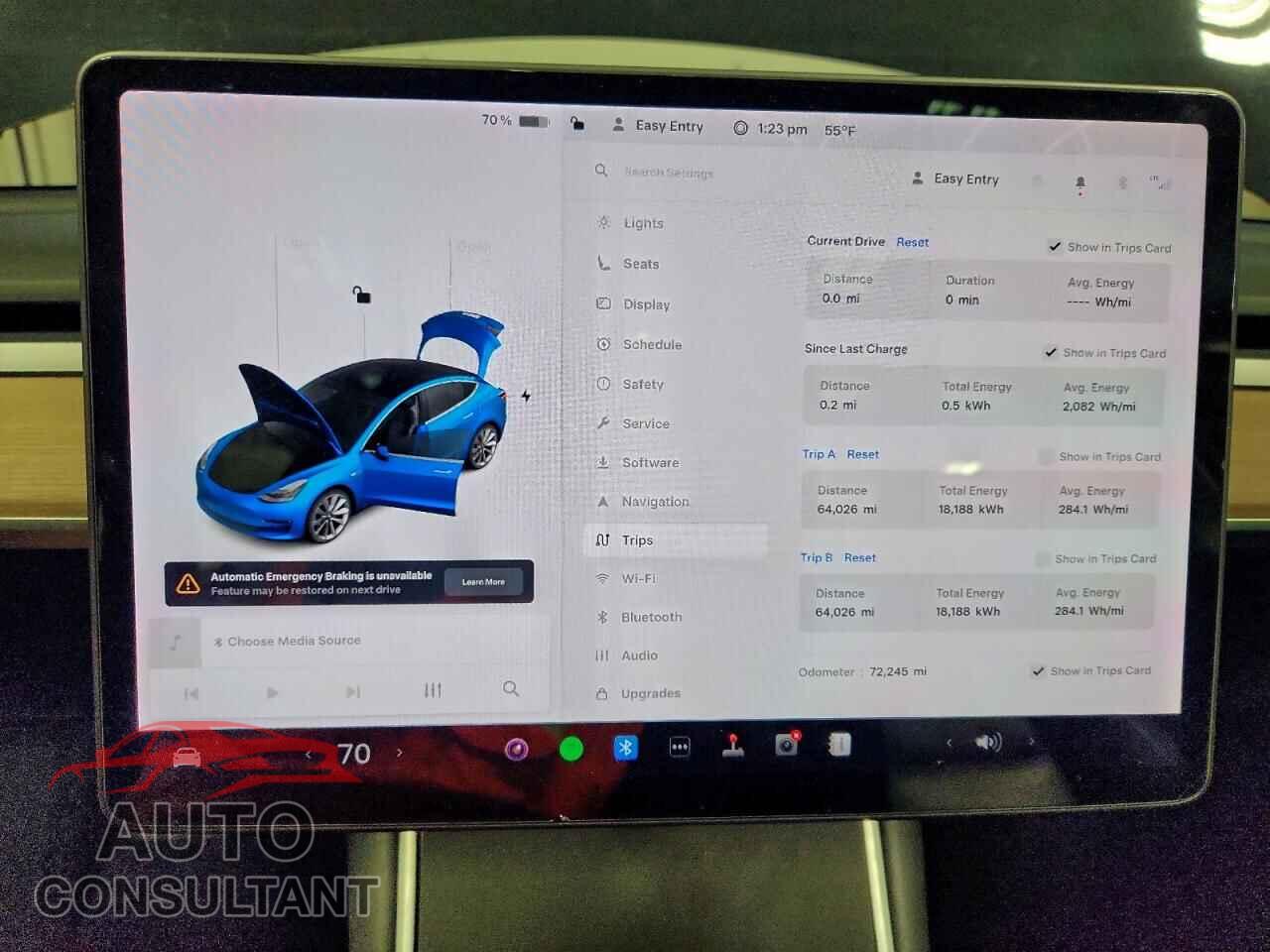 TESLA MODEL 3 2020 - 5YJ3E1EB6LF600655