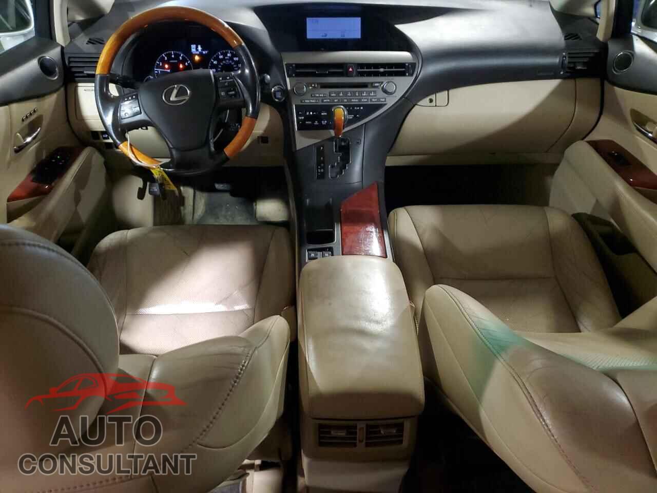LEXUS RX350 2010 - 2T2BK1BA5AC022741