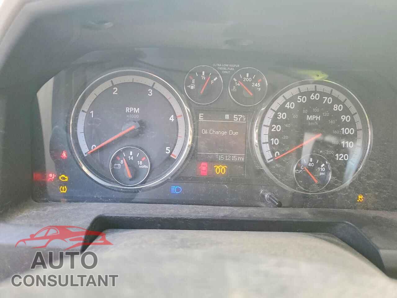 DODGE RAM 2500 2012 - 3C6UD5DL3CG308312
