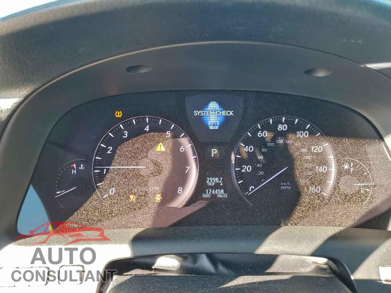 LEXUS LS460 2012 - JTHGL5EFXC5044934