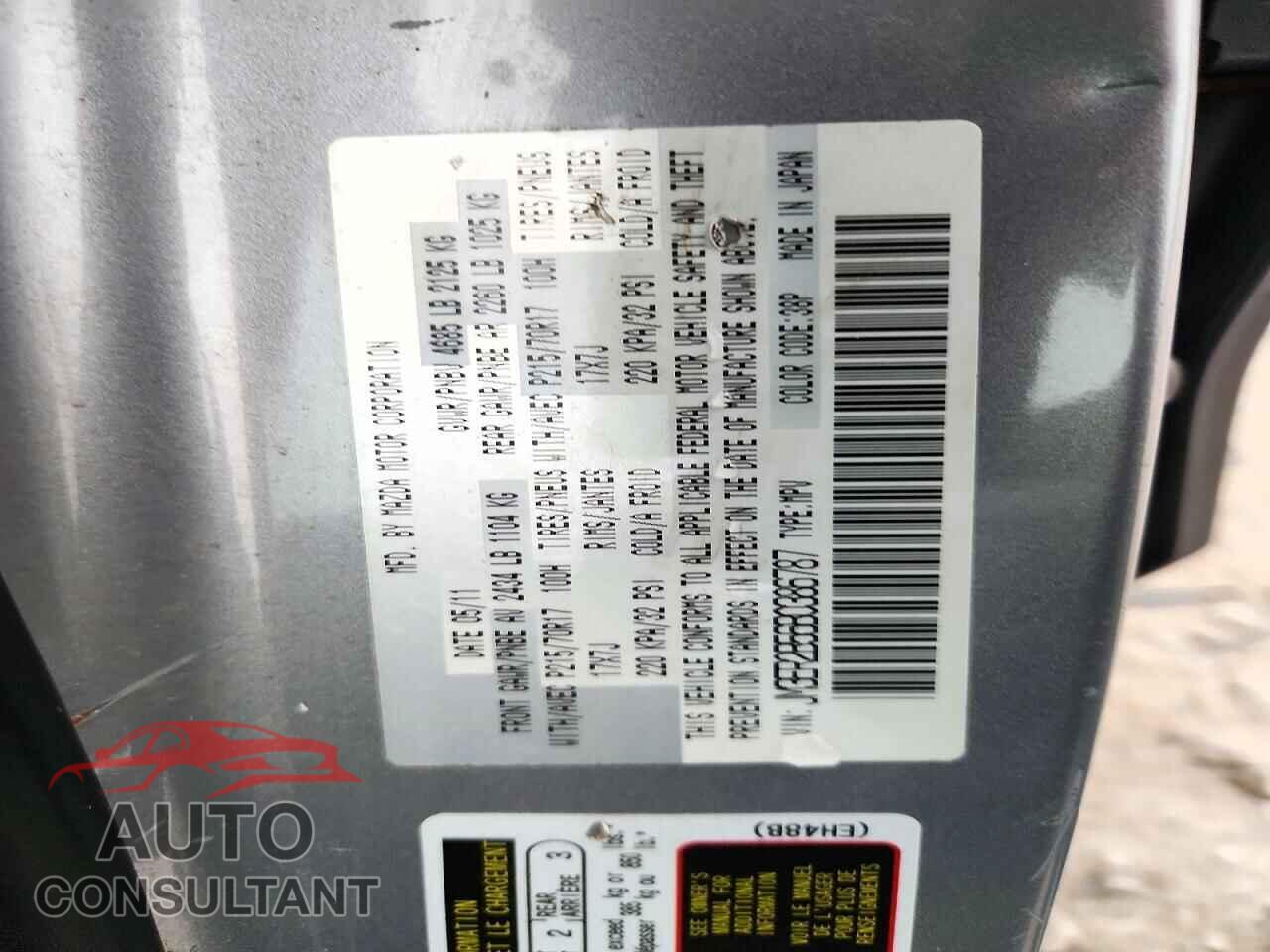 MAZDA CX-7 2011 - JM3ER2B56B0386787