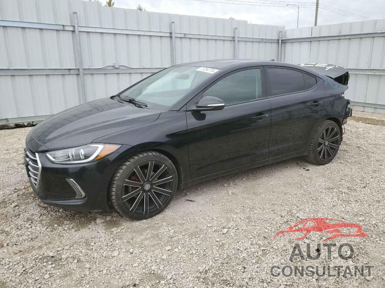 HYUNDAI ELANTRA 2017 - KMHD84LF9HU156751