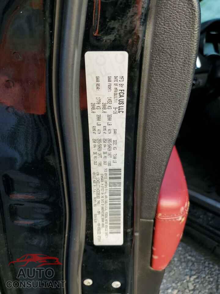 DODGE DURANGO 2017 - 1C4SDJCT1HC639183