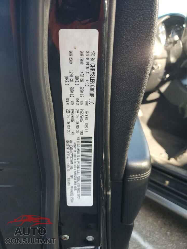 DODGE DURANGO 2013 - 1C4RDJAG9DC673063
