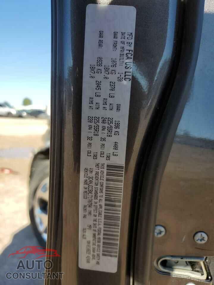 JEEP COMPASS 2020 - 3C4NJCCBXLT170794