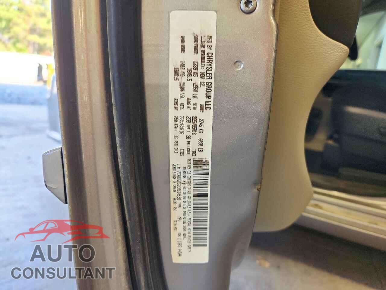 DODGE CARAVAN 2013 - 2C4RDGCG2DR610586