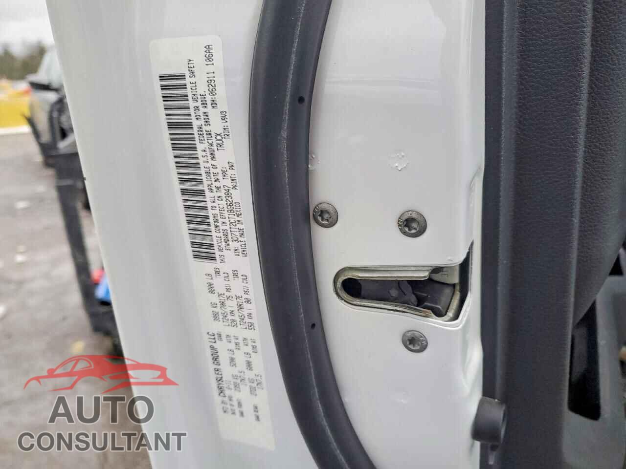 DODGE RAM 2500 2011 - 3D7TT2CT1BG623847
