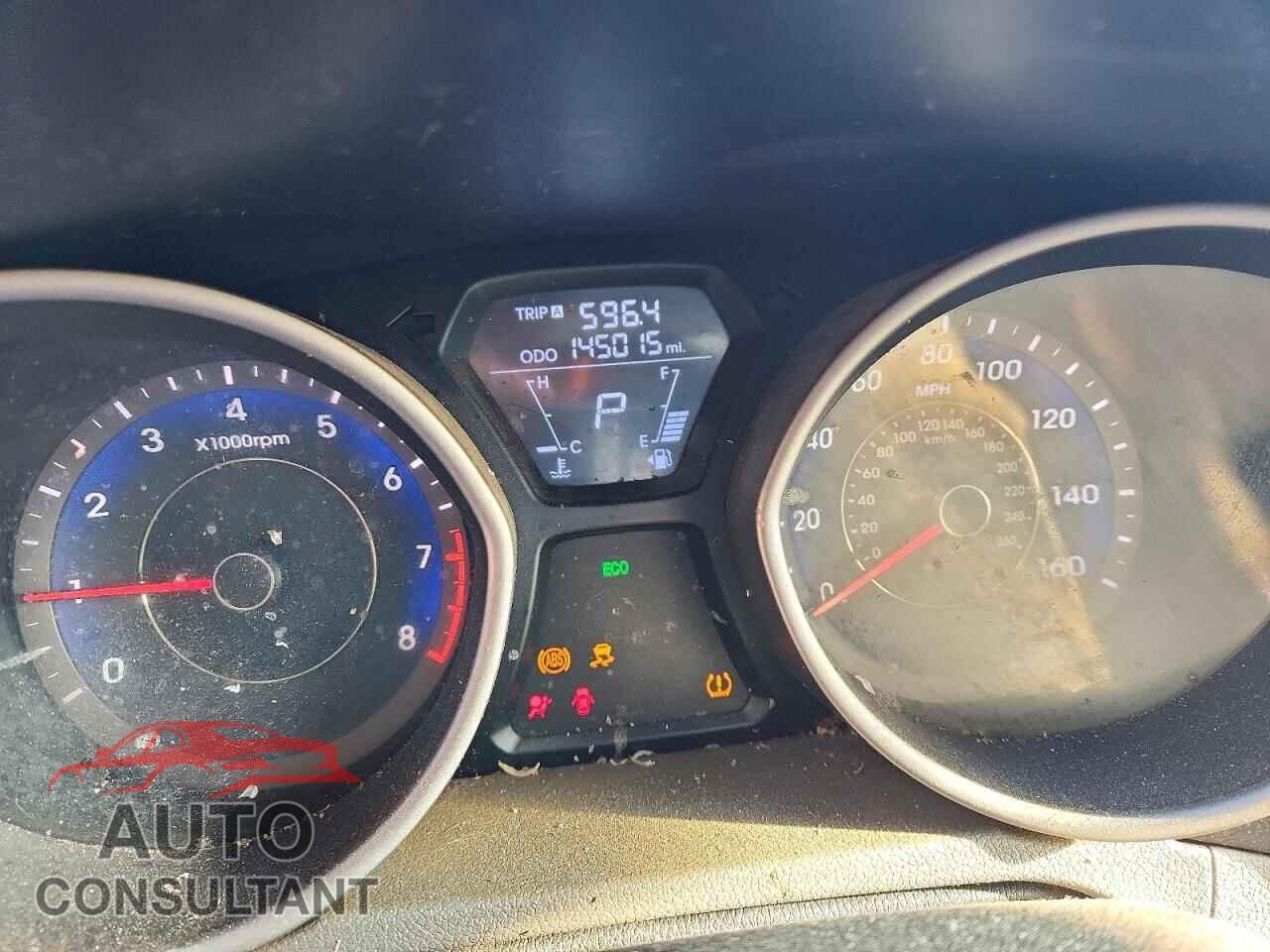 HYUNDAI ELANTRA 2013 - KMHDH4AE3DU597599