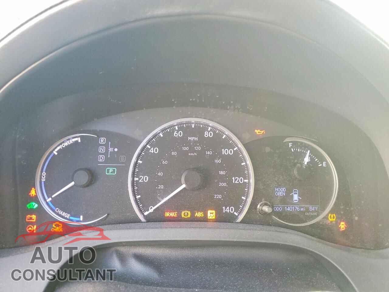 LEXUS CT 200 2012 - JTHKD5BHXC2073445