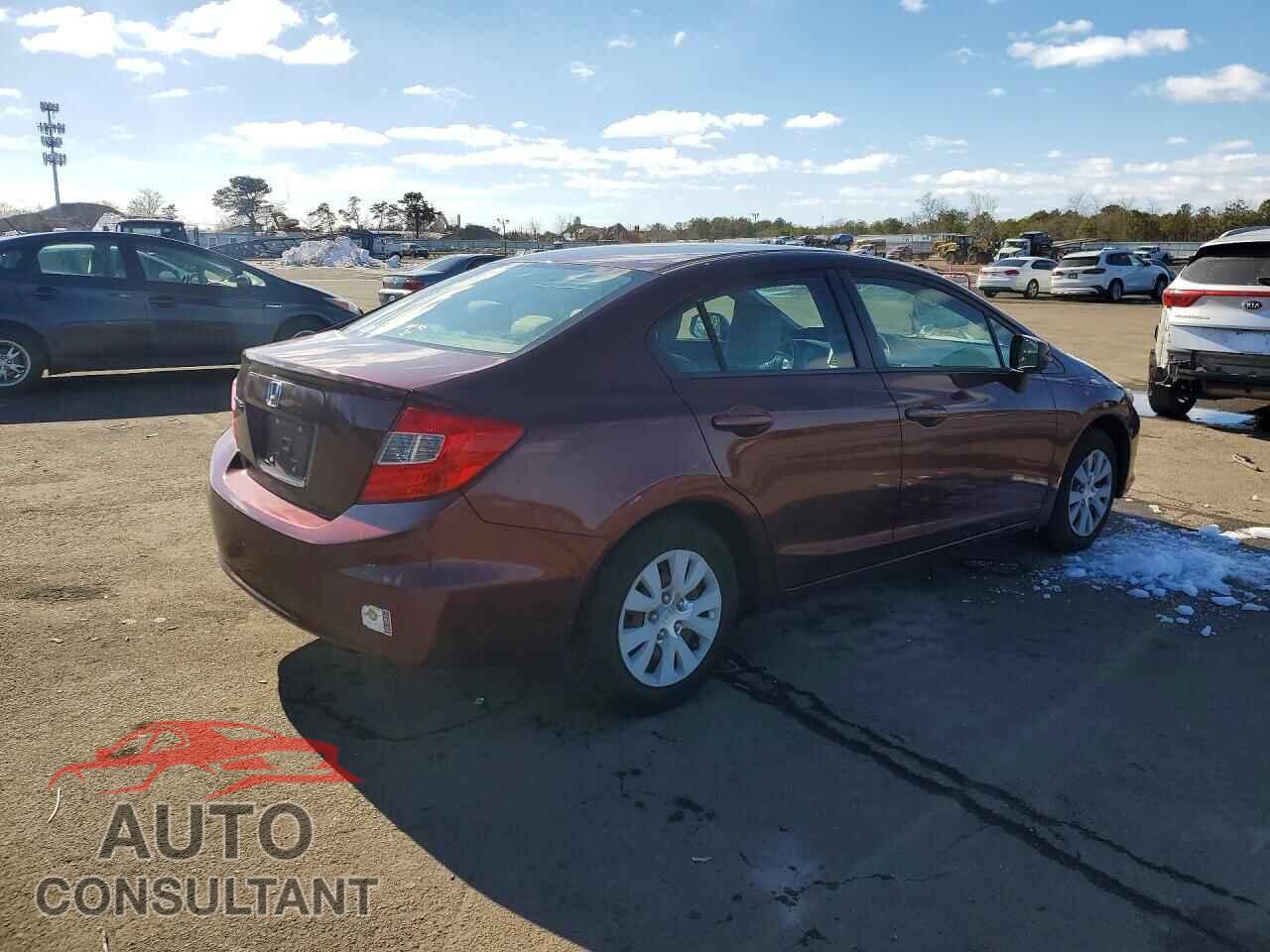 HONDA CIVIC 2012 - 19XFB2F55CE389698