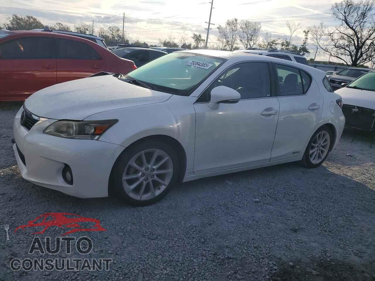 LEXUS CT 200 2012 - JTHKD5BH3C2120198