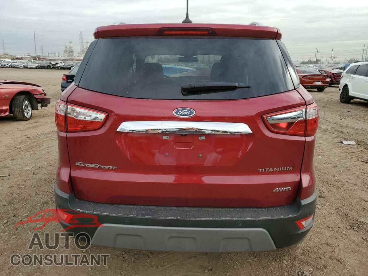 FORD ECOSPORT 2020 - MAJ6S3KL0LC336477